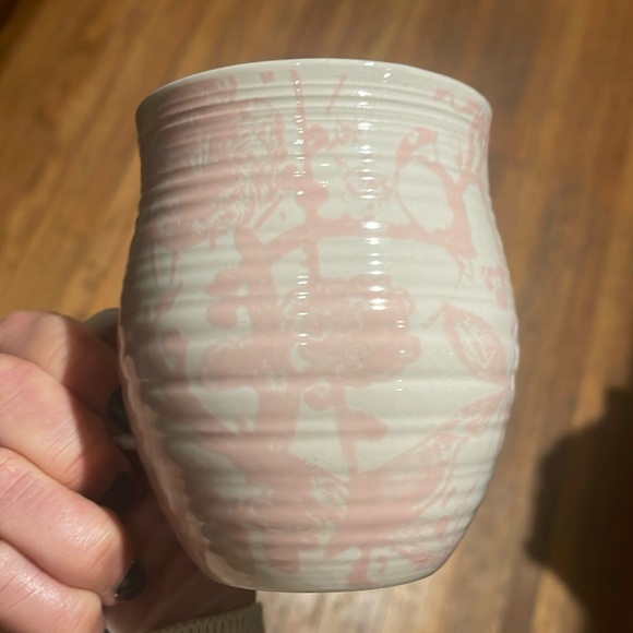 ANTHROPOLOGIE "A” Homegrown Monogram Floral Porcelain Mug - Picture 3 of 5